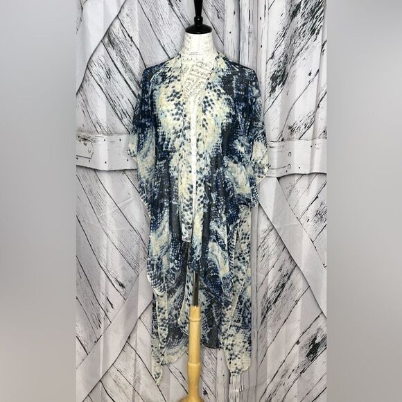 Michael Stars Snakeskin Kimono Robe / Duster OS - Picture 1 of 9